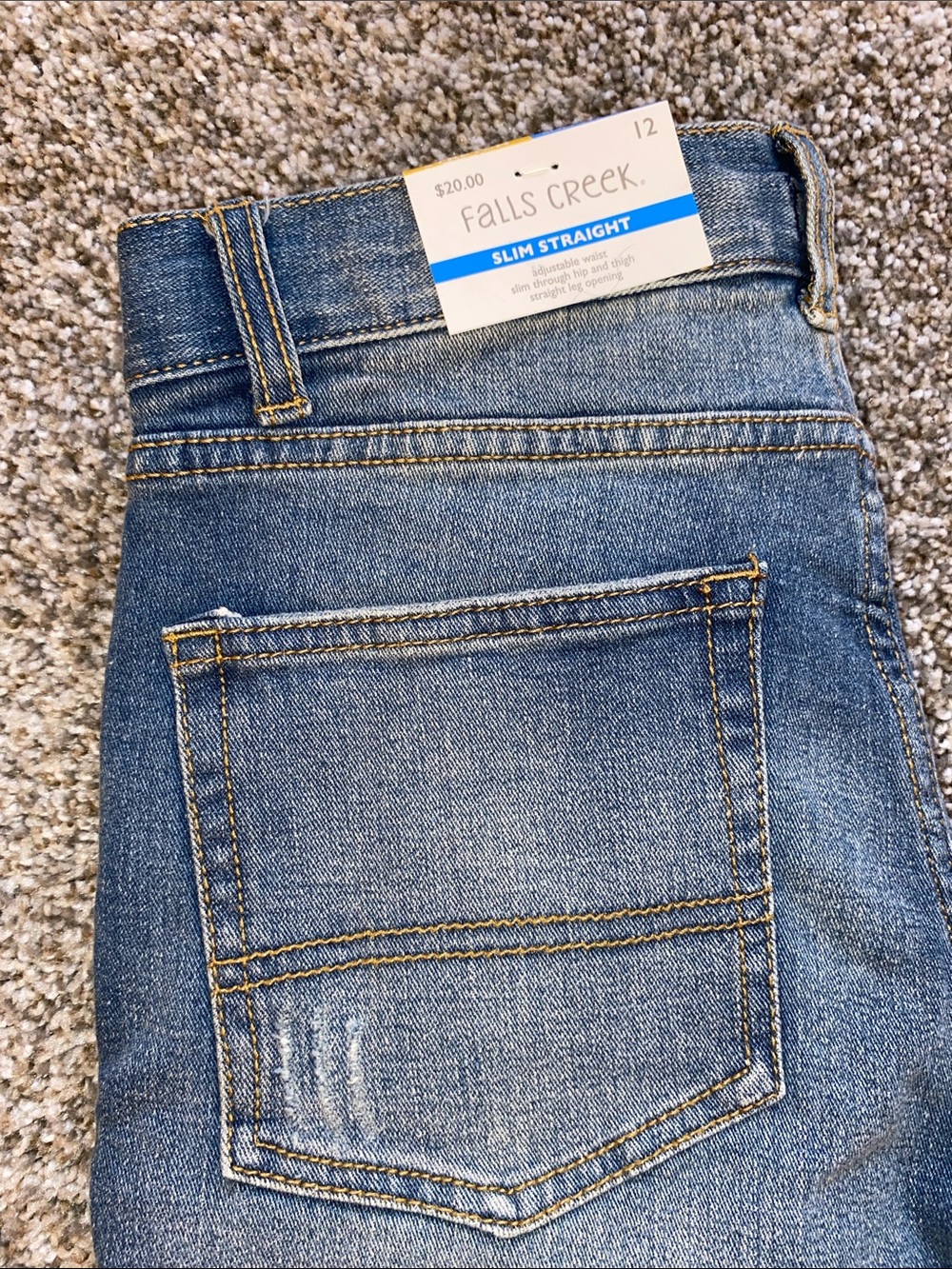🖤 Girls Small Flannel & New Denim Jeans(Size 12)  Bundle - Picture 6 of 6